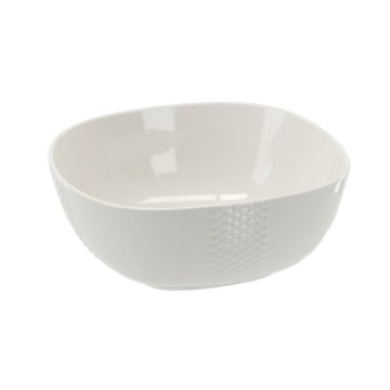 BackHome Living Прямокутна Фарфорова Салатниця 21,5 × 21 × 7 См, CAI1030 - Home Club