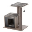 Chomik Когтеточка Для Кошки С Домиком 56 x 40 x 63 см, Коричневая, PET8689 - Home Club, изображение 7