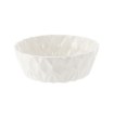 BackHome Living Кругла Фарфорова Салатниця 23 × 23 × 7,5 См З Хвилястим Краєм, CAI1016 - Home Club