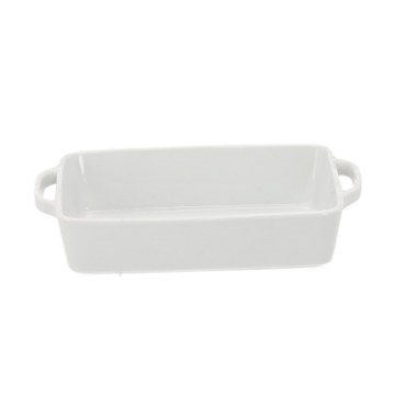 BackHome Living Порцелянова посудина з ручками 25 × 15 × 5 см, CAI0392 - Home Club