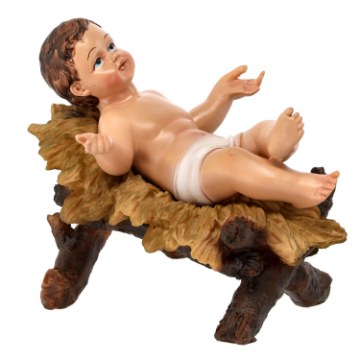 Chomik Фигурка Младенца Иисуса 24 × 22 × 36 см (60,96 см), полирезин, LIG2986 - Home Club