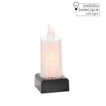 Chomik Світлодіодний свічник з батарейками, 15 см, ZOZ046516 - Home Club