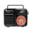 Chomik Радіо Retro На Сонячних Батареях З Bluetooth та Повербанком 2000 ма·год, Чорне, RSC5459 - Home Club