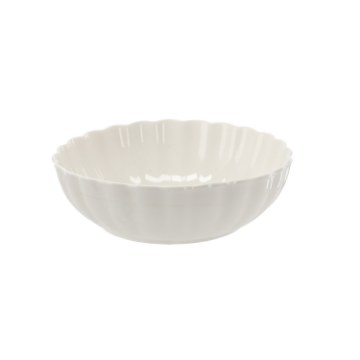 BackHome Living Кругла Фарфорова Салатниця 25,5 × 8 См, CAI0941 - Home Club