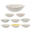 BackHome Living Кругла Фарфорова Миска 24 × 24 × 8,5 См, Різноманітні Взори, CAI0897 - Home Club, Зображення 17