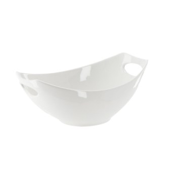 BackHome Living Фарфорова миска з ручкою 28 × 18 × 11,5 см, CAI0408 - Home Club