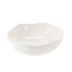 BackHome Living Кругла порцелянова салатниця розміром 25,5 × 25,5 × 8,5 см з хвилястим краєм, CAI1009 - Home Club