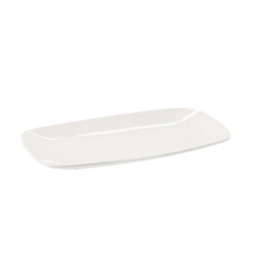 BackHome Living Прямокутна Фарфорова Тарілка 36 × 21 × 3 См, CAI0514 - Home Club