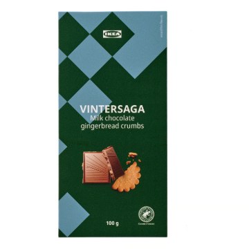 ІКЕА Плитка молочного шоколаду VINTERSAGA, 806.457.42 - Home Club