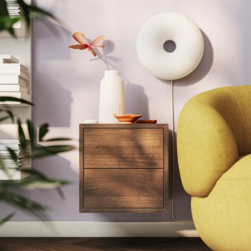 ИКЕА Настенный шкаф с двумя ящиками EKET ЭКЕТ, 895.811.75 - Home Club