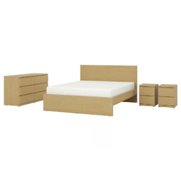 ІКЕА Комплект меблів для спальні STORKLINTA, 296.288.35 - Home Club