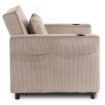 Mebel Elite Раскладной кресло Solor, бежевый, из вельвета, ME.SOLOR/BZ/CZ/SZTR/FW - Home Club, изображение 5