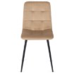 Mebel Elite Комплект: стіл Harry 102–142 см, дуб Craft/чорний, та 4 стільці Peru, бежеві, W.HARRY/DC/CZ/S/PERU/BZ/V/Z4/K - Home Club, Зображення 11