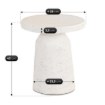 Mebel Elite Столик Dess 38 см, кремовый/бежевый, современный, ME.DESS/KR-BZ/MGO/L - Home Club, изображение 6
