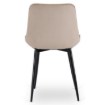 Mebel Elite Стілець Chris, бежевий, велюровий, ME.CHRIS/BZ/CZ/V/K - Home Club, Зображення 8