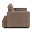 Mebel Elite Раскладной кресло Corra для сна, коричневое, из ткани «букле», ME.CORRA/BR/TB/SOF - Home Club, изображение 3