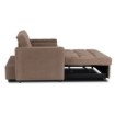 Mebel Elite Раскладной кресло Corra для сна, коричневое, из ткани «букле», ME.CORRA/BR/TB/SOF - Home Club, изображение 4