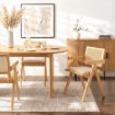 Mebel Elite Стул Madera 2 «Дуб/Бежевый» с ажурной отделкой, ME.MADERA2/BZ/T/D/DK/K - Home Club, изображение 2