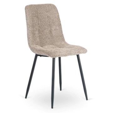 Mebel Elite Стул Passo, коричневый, с тканью «букле», ME.PASSO/BR/CZ/TB/K - Home Club