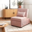 Mebel Elite Раскладной кресло Iberis 67 см для сна, розовое, ME.IBERIS/R/T/FW67 - Home Club, изображение 2