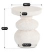 Mebel Elite Столик Lovi 41 см, кремовый/бежевый, современный, ME.LOVI/KR-BZ/MGO/L - Home Club, изображение 6
