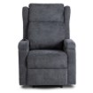 Mebel Elite Раскладной массажный кресло Sebastian, темно-серый, ткань, ME.SEBASTIAN/CZ/T/FW - Home Club, изображение 4