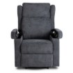 Mebel Elite Раскладной массажный кресло Sebastian, темно-серый, ткань, ME.SEBASTIAN/CZ/T/FW - Home Club, изображение 5