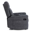 Mebel Elite Раскладной массажный кресло Sebastian, темно-серый, ткань, ME.SEBASTIAN/CZ/T/FW - Home Club, изображение 6