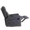 Mebel Elite Раскладной массажный кресло Sebastian, темно-серый, ткань, ME.SEBASTIAN/CZ/T/FW - Home Club, изображение 7