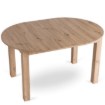 Mebel Elite Комплект: стіл Harry (102–142 см) з дуба Artisan та 4 стільці Fredy сірого кольору, W.HARRY/DA/S/FREDY/P/D/V/Z4/K - Home Club, Зображення 9