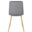Mebel Elite Комплект: стіл Harry (102–142 см) з дуба Artisan та 4 стільці Fredy сірого кольору, W.HARRY/DA/S/FREDY/P/D/V/Z4/K - Home Club, Зображення 14
