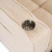 Mebel Elite Раскладной кресло-кровать Aster для сна, бежевый, ткань «букле», ME.ASTER/BZ/TB/SOF - Home Club, изображение 7