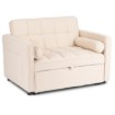 Mebel Elite Раскладной диван Corra для сна, бежевый, из ткани «букле», ME.CORRA/BZ/TB/SOF - Home Club