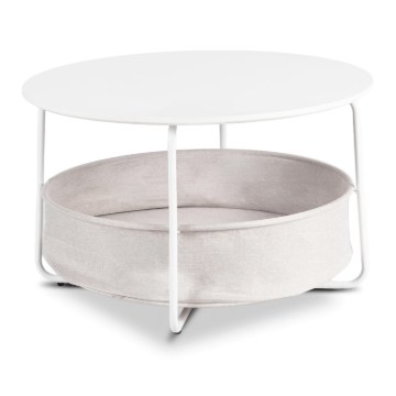 Mebel Elite Столик Dora, белый/бежевый, ME.DORA/B/BZ/L - Home Club