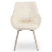 Mebel Elite Обертове крісло Calmo кремового кольору з тканини «букле», ME.CALMO/KR/KASZ/TB/K - Home Club, Зображення 3