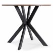 Mebel Elite Комплект: стіл Lauren 90 см, дуб рустикальний/чорний, та 4 стільці Robin, чорні, ME.LAUREN/RU/CZ/S90:1|ME.ROBIN/CZ/V/K:4 - Home Club, Зображення 8