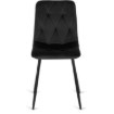 Mebel Elite Комплект: стіл Lauren 90 см, дуб рустикальний/чорний, та 4 стільці Robin, чорні, ME.LAUREN/RU/CZ/S90:1|ME.ROBIN/CZ/V/K:4 - Home Club, Зображення 10
