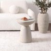 Mebel Elite Столик Nell 41 см, кремовый/бежевый, современный, ME.NELL/KR-BZ/MGO/L - Home Club, изображение 2