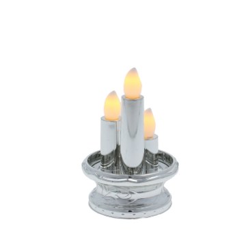 Chomik Трисвітлова Свічка Led 6,2 x 9,5 См, Різні Кольори, LED3853 - Home Club