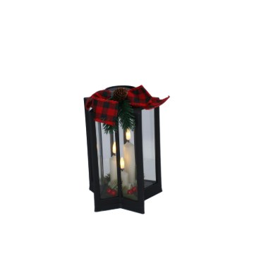 Chomik Світловий Ліхтар Led 14 × 14,5 × 23 См З Свічками У Вигляді Зірки, LED3355 - Home Club