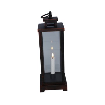 Chomik Світловий Лампіон Led 12 × 12 × 34 См З Свічкою, LED3447 - Home Club