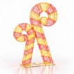Chomik Рождественское украшение 3D — набор светодиодных сахарных палочек, 2,5 м, LED6137 - Home Club