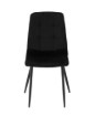 BackHome Living Черное велюровое кресло, FAT1429 - Home Club, изображение 4