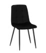 BackHome Living Черное велюровое кресло, FAT1429 - Home Club, изображение 5