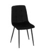 BackHome Living Черное велюровое кресло, FAT1429 - Home Club, изображение 6