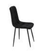 BackHome Living Черное велюровое кресло, FAT1429 - Home Club, изображение 7