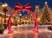Chomik 3D-Светодиодная Рождественская Украса — Арка В Виде Банта С Колокольчиками, 260 × 60 × 260 См, LED9839 - Home Club, изображение 5