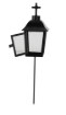 Chomik Металлический фонарь с крестом, матовый черный, LED9114 - Home Club, изображение 9