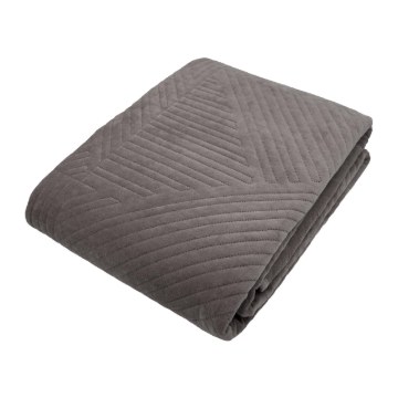 Kontrasto Покривало для ліжка Vesta 200x230 см, сіре, DTE-NAR-00012 - Home Club