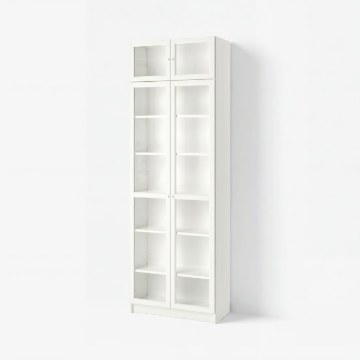 ИКЕА Книжный шкаф с надставкой BILLY БИЛЛИ / OXBERG ОКСБЕРГ, 393.988.53 - Home Club